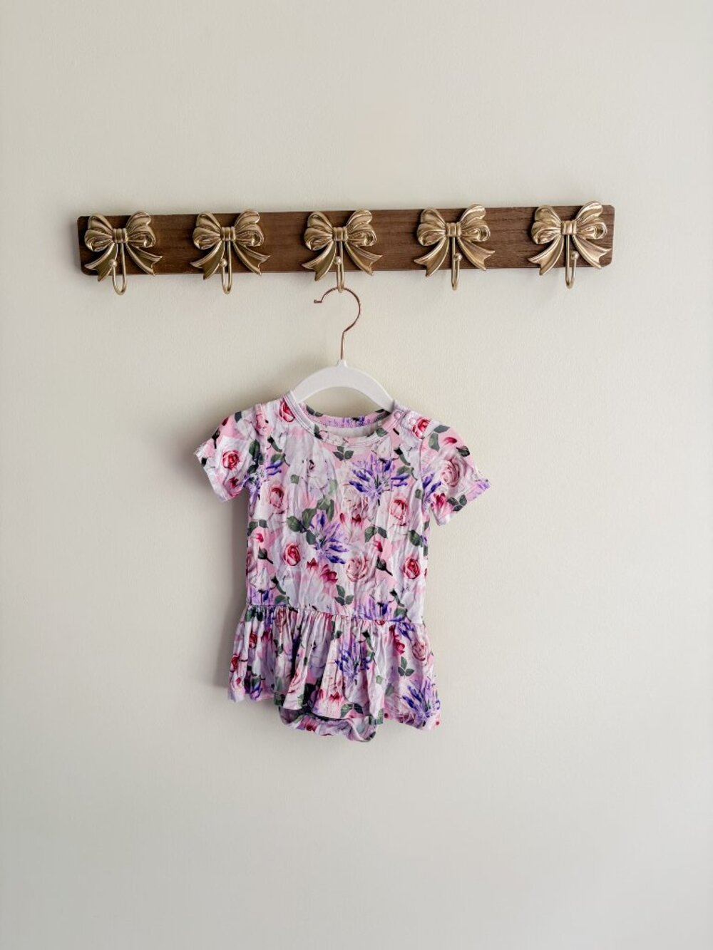 Gigi and Max 12M Floral Baby Dress with Ruffle Hem